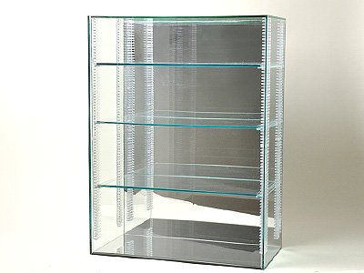 ガラスエッジ幅45cmコレクションケース ガラスエッジ 幅45cm 】 フロントオープン式 アクリル